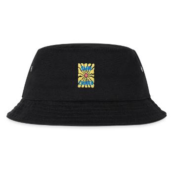 Sun Chaser – Design Rétro Fleur de Soleil - Kids’ Bucket Hat - black - Front