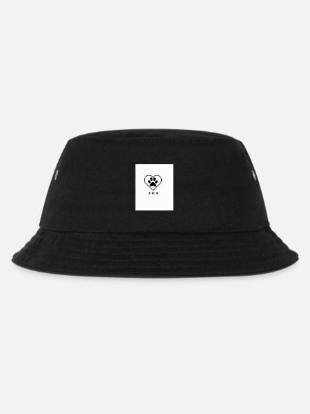 Hundeliebe  - Kinder Bucket Hat - Schwarz