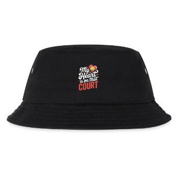 Tennis Sprüche Tennis Lustiges Tennis Geschenk - Kinder Bucket Hat - Schwarz - Vorne