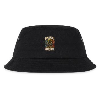 Escrima Arnis Kampfsport Sinawali - Kinder Bucket Hat - Schwarz - Vorne