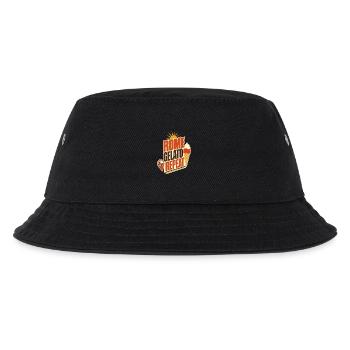 Rome Gifts, Rome Gelato Wiederholungsurlaub-Souvenir - Kinder Bucket Hat - Schwarz - Vorne