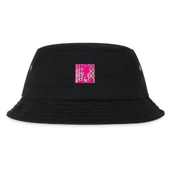 Randonnée au Féminin – Silhouette Rose Pop - Kinder Bucket Hat - Schwarz - Vorne