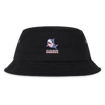 Haie Hai - Kinder Bucket Hat - Schwarz - Vorne