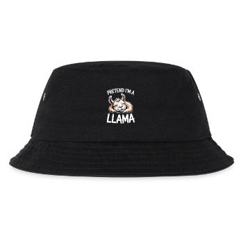 Lama Sprüche Lamas Lustiges Lama Geschenk - Kinder Bucket Hat - Schwarz - Vorne