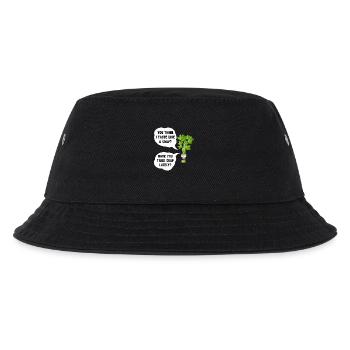 Sellerie-Seifen-Witz-Tee - Kinder Bucket Hat - Schwarz - Vorne