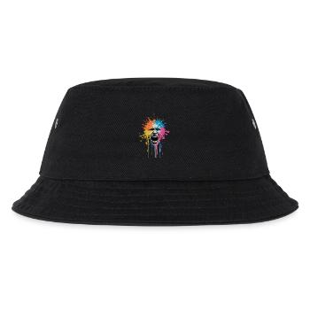 Kreativer Ausbruch Bunter Emotionen - Kinder Bucket Hat - Schwarz - Vorne