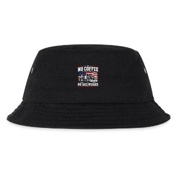 Caffeine Trucks & Transportation - Kids’ Bucket Hat - black - Front