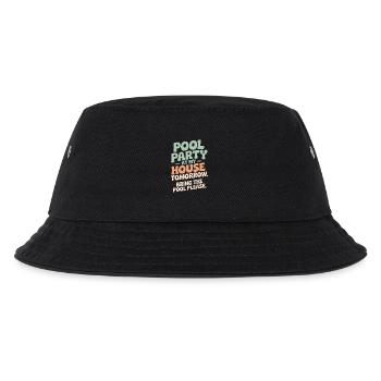 Pool Party Bring The Pool Summer Pool Party Saying - Kids’ Bucket Hat - black - Front