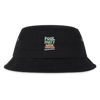Pool Party Bring The Pool Summer Pool Party Saying - Kids’ Bucket Hat - black - Front