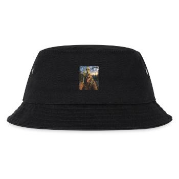 Bigfoot Alien Rocker, Rock Musik, Rock Hand, UFO - Kinder Bucket Hat - Schwarz - Vorne