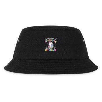 Goodbye Kindergarten Hello 1st Grade Girl - Kids’ Bucket Hat - black - Front
