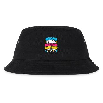 Grooms Final Mission JGA - Kinder Bucket Hat - Schwarz - Vorne