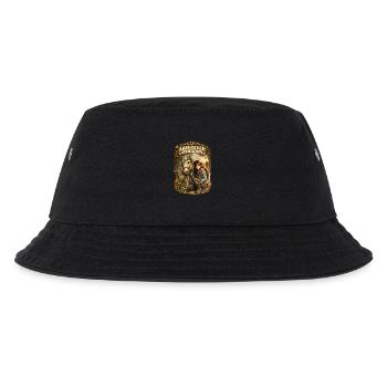 Abenteuer auf vier Hufen – Mädchen und Pony voller - Kinder Bucket Hat - Schwarz - Vorne