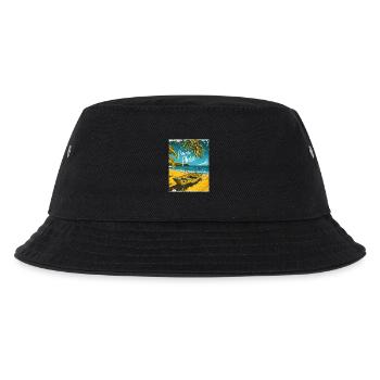 Puerto Plata Strandlandschaft Tropische Idylle - Kinder Bucket Hat - Schwarz - Vorne