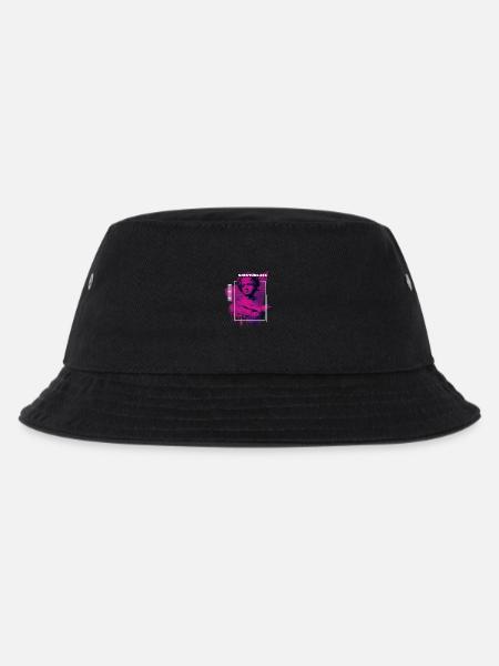 No Future Glitch Techno – Rave Outfit Festival - Kinder Bucket Hat - Schwarz