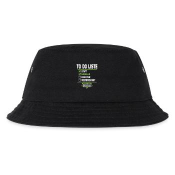 To Do Liste Geselle Ausbildung Bestanden Geschenk - Kinder Bucket Hat - Schwarz - Vorne