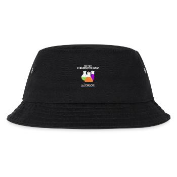 Ob Ich Chemie Witze Mag? Na Chlor Chemiker Chemie - Kinder Bucket Hat - Schwarz - Vorne