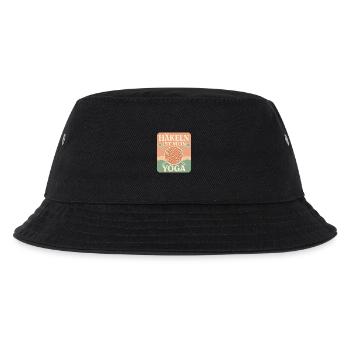Häkeln ist mein Yoga - Kinder Bucket Hat - Schwarz - Vorne