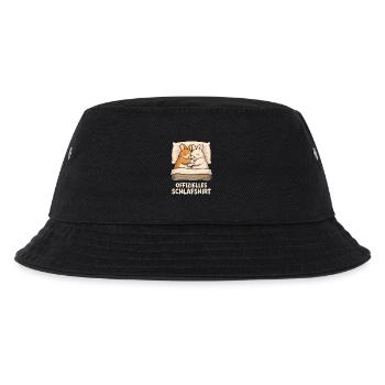 Offizielles Schlafshirt Hasen - Kinder Bucket Hat - Schwarz - Vorne