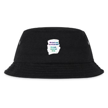 Alter egal, ich mach, was mir passt - Kinder Bucket Hat - Schwarz - Vorne