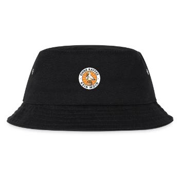 Ohne Kaffee Kein Moin Hamburg Möwe Spruch Design - Kinder Bucket Hat - Schwarz - Vorne