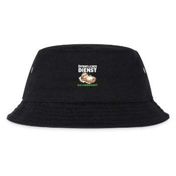 Öffentlicher Dienst Aus Leidenschaft - Kinder Bucket Hat - Schwarz - Vorne