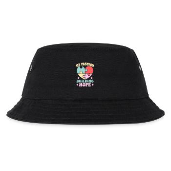 Volunteer Appreciation My Passion Building - Kinder Bucket Hat - Schwarz - Vorne
