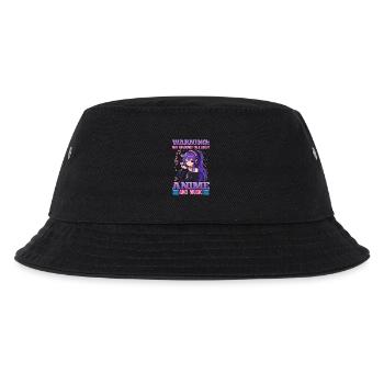 Anime and Music Chibi - Kids’ Bucket Hat - black - Front