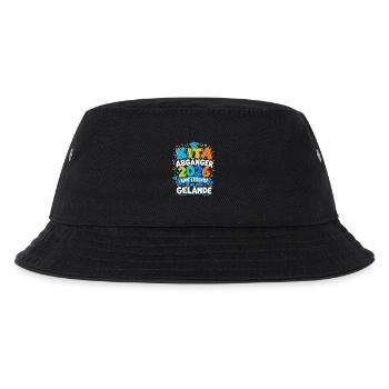  Kita Abgänger 2026 Eine Legende geht vom Gelände - Kinder Bucket Hat - Schwarz - Vorne