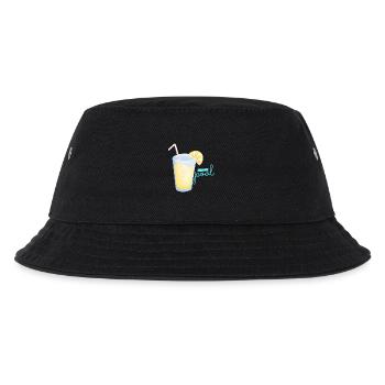 At the Pool – Drink & Relax - Kids’ Bucket Hat - black - Front