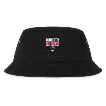 Perimenopause Brain Fog Menopause Midlife Gift - Kids’ Bucket Hat - black - Front
