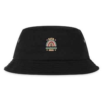  Kita Abgänger 2026 Eine Legende geht vom Gelände - Kinder Bucket Hat - Schwarz - Vorne