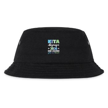 Kita Abgänger 2026 eine Legende Fußball - Kinder Bucket Hat - Schwarz - Vorne