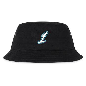 1 Zahl symbol - Kinder Bucket Hat - Schwarz - Vorne