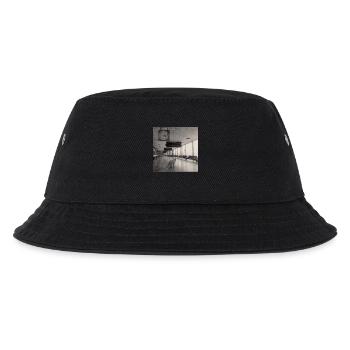 Lost Fox Noir Airport Retro Animal Crime Vintage - Kids’ Bucket Hat - black - Front