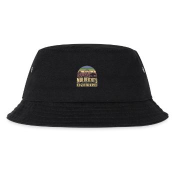 Mir Reicht's Ich Geh Zur Kirmes Kirmes Spruch - Kinder Bucket Hat - Schwarz - Vorne