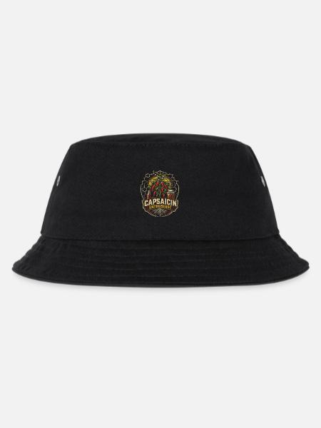 Chili Grower Chilis Anbauen Capsaicin Enthusiast - Kinder Bucket Hat - Schwarz
