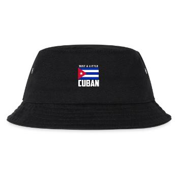 Just A Little Cuban Cuba Flag Cuban Pride - Kids’ Bucket Hat - black - Front