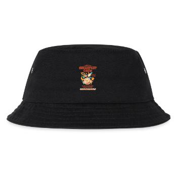 Breakfast Crew Funny Brunch Coffee Pancake Food - Kids’ Bucket Hat - black - Front