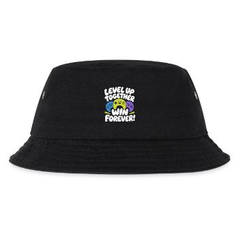 Level Up Together Win Forever - Kids’ Bucket Hat - black - Front