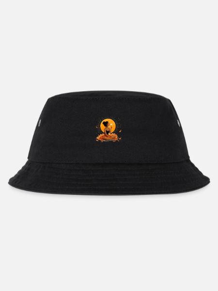 Femme méditant avec des pissenlits sous l’orange - Bob Enfant - noir