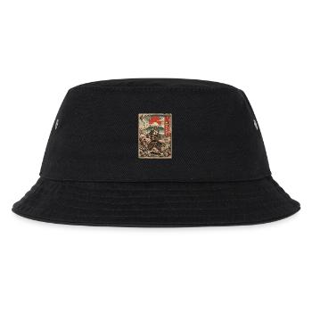 Katze Ich Bin gegen Morgende Allergisch - Kinder Bucket Hat - Schwarz - Vorne