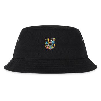 1. Klasse Ich Bin Dabei - Kinder Bucket Hat - Schwarz - Vorne