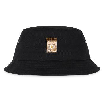 Breakfast Sleep Is Just A Time Machine To - Kids’ Bucket Hat - black - Front