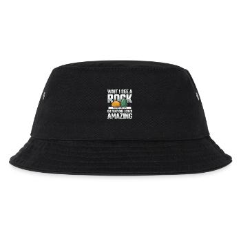 Collecter des pierres - Chercher des pierres - Naturaliste - Bob Enfant - noir - Devant