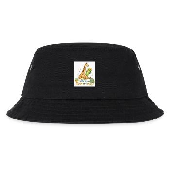 Giraffenzauber Erster Kindergartentag - Kinder Bucket Hat - Schwarz - Vorne