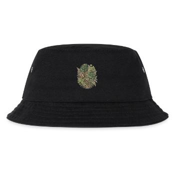 Botanical Jungle – Vintage Pflanzen Bouquet - Kinder Bucket Hat - Schwarz - Vorne