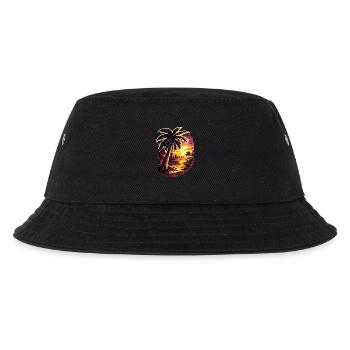 Palmiers au Neon Sunset Zoopy - Bob Enfant - noir - Devant