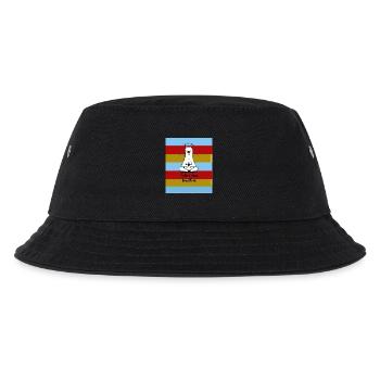 Meditating Lama - Kinder Bucket Hat - Schwarz - Vorne