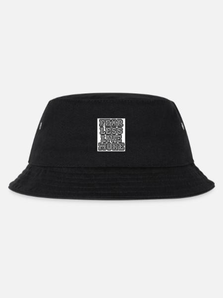 fearlesslivemore - Kinder Bucket Hat - Schwarz